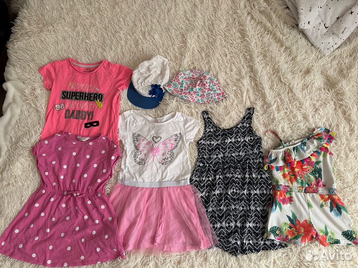 Пакет вещей на девочку 104/110