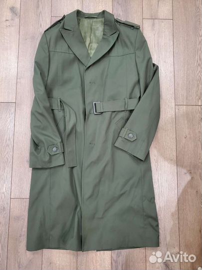 Плащ демисезонный защитного цвета