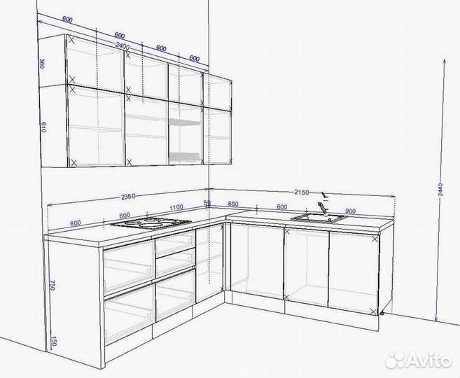 Кухонный гарнитрур напрямую от производителя