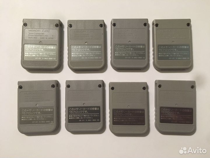 Sony playstation 1 и PS2 карты памяти