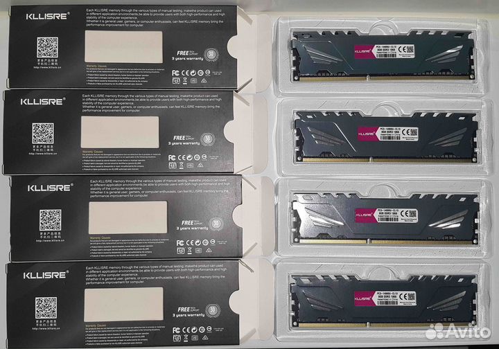 Оперативная память DDR3 8gb 1600 Mhz Новая