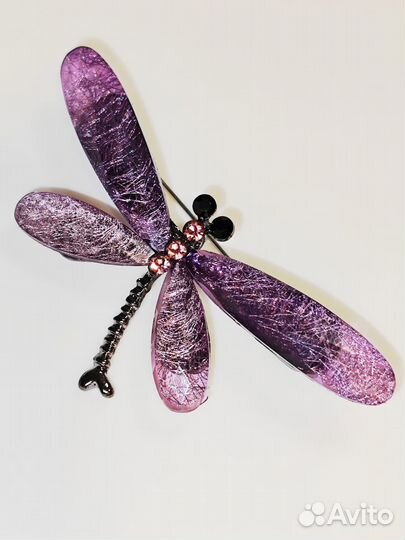 Брошь Стрекоза лета