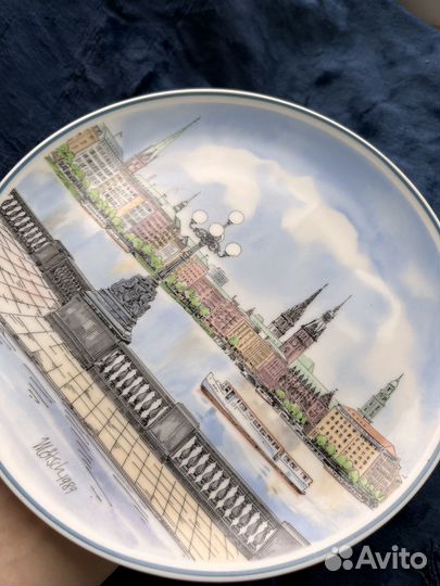 Тарелка декоративная, винтаж