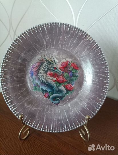 Тарелка декоративная