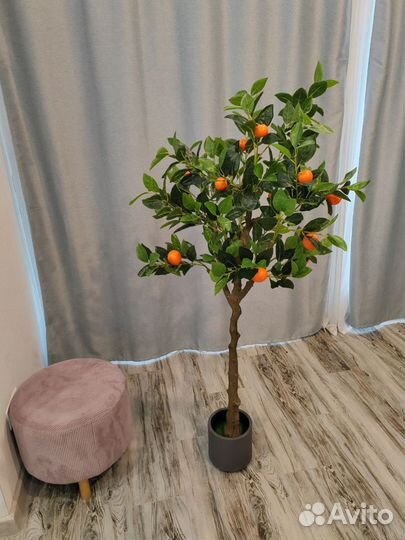 Искусственное растение мандариновое дерево