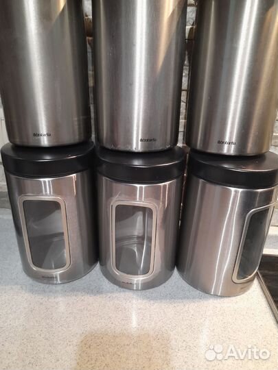 Контейнеры brabantia для сыпучих продуктов