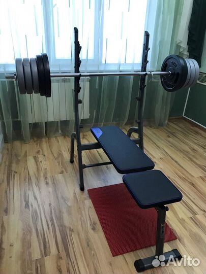 Мини тренажерный зал для домашнего использования