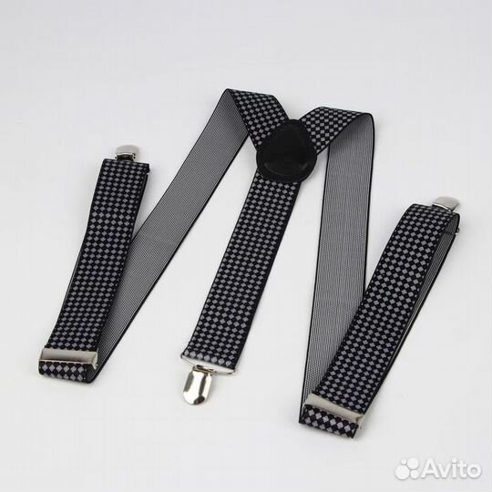 Подтяжки взрослые, ширина - 3,5 см