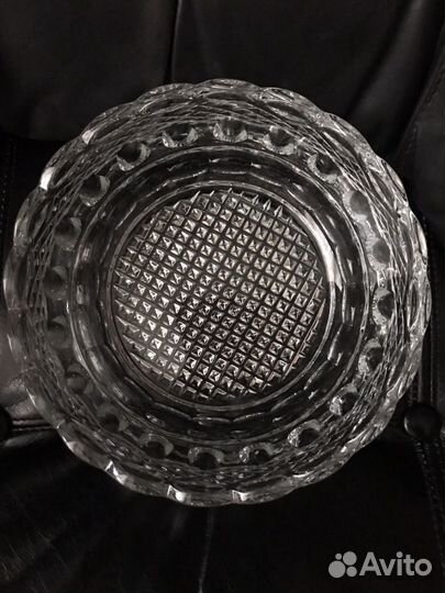 Вазы большие из хрусталя