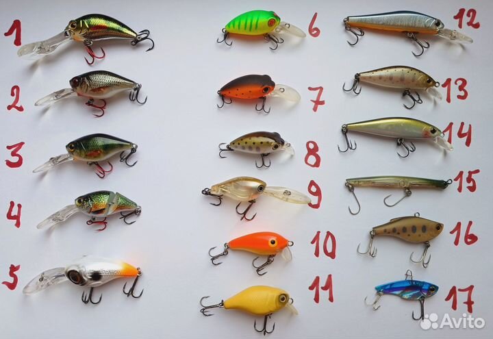 Воблеры spro, Jackall, Zipbaits, Lucky Craft, OSP