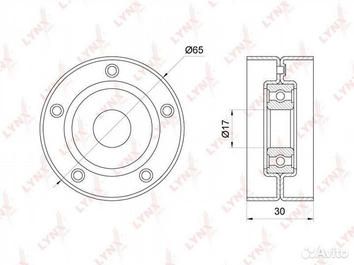 Ролик ремня приводного mercedes-benz C320D-C350D(W