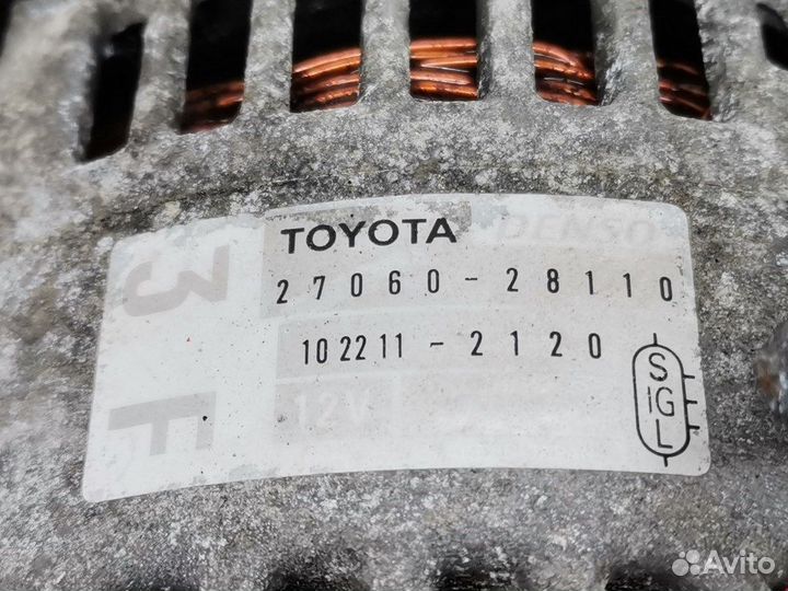Генератор для Toyota Rav4 2 2706028110