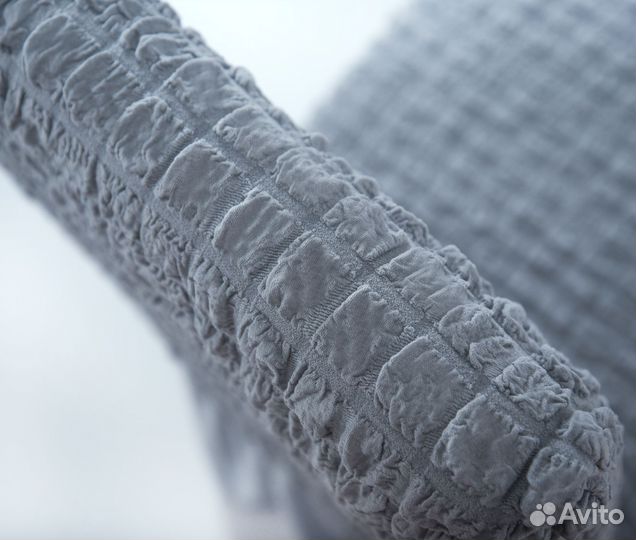 Чехол на стул со спинкой универсальный, цвет Серый