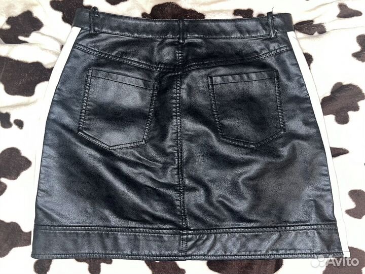 Юбка из искуственной кожи