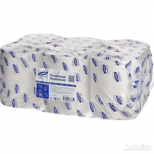 Полотенца бумажные д/дисп. Luscan Professional 1сл