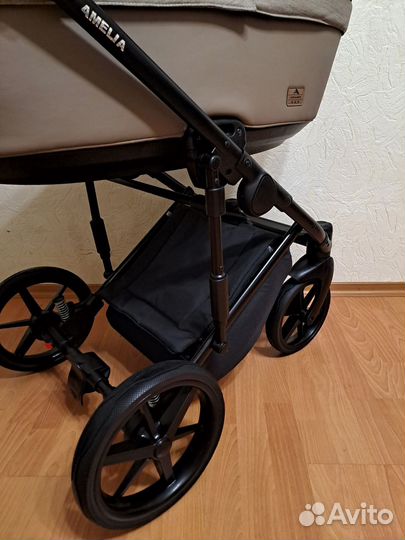 Коляска 3 в 1 adamex amelia шикарная