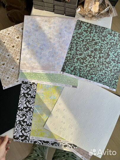 Набор для скрапбукинга: Картон, Карандаши, Декор