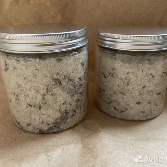 Соль для ванны с сухоцветами