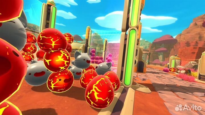 Slime Rancher. Deluxe Edition PS4, русские субтитр