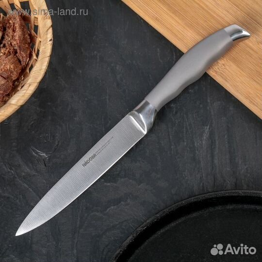 Нож кухонный nadoba marta универсальный, лезвие 12