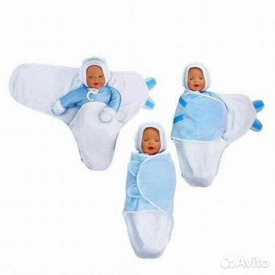 Пеленка-трансформер с капюшоном зимняя