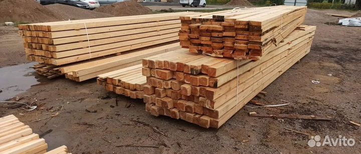 Брус обрезной все размеры доставка