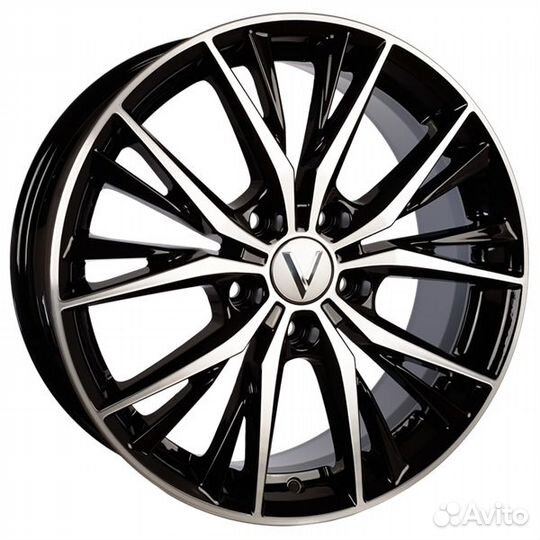 Вектор B210 : 7x17 5*112 Et:40 Dia:57,1 алмаз черный