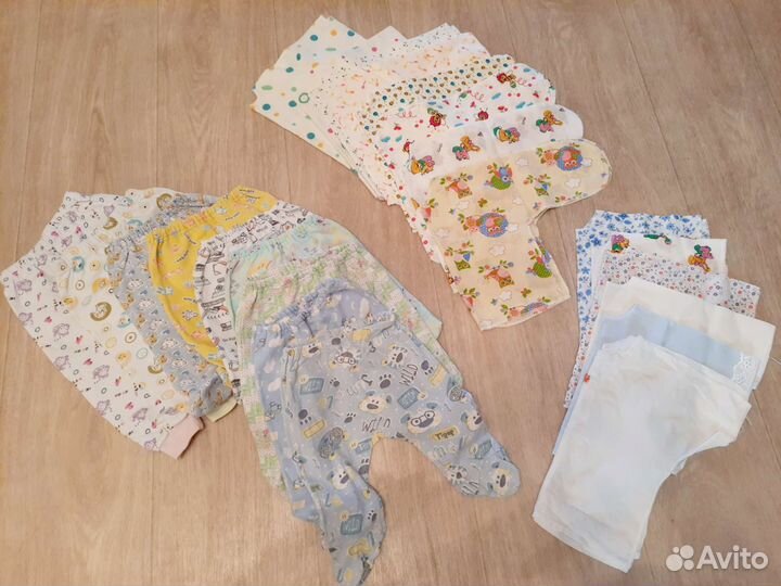 Вещи пакетом на малыша 0-3 месяца