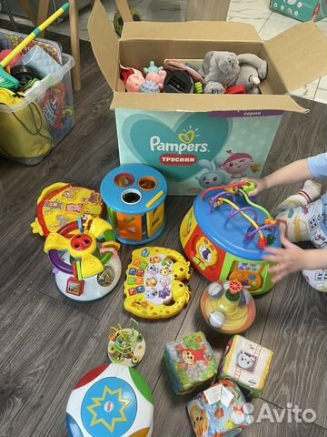 Развивающие игрушки до 1,5 лет много