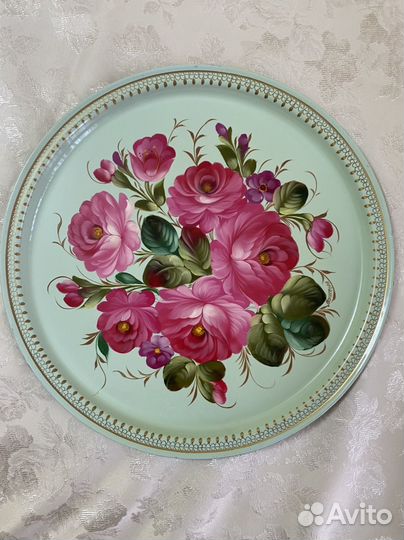 Подносы металлические жостовские