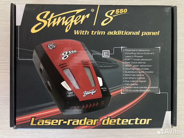 Радар детектор Stinger