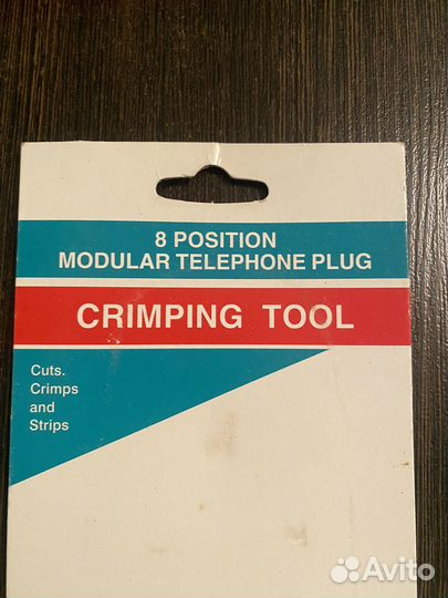 Клещи обжимные 8p8c use