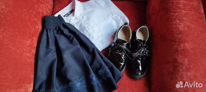 Школьная форма для девочки 134 140 синяя