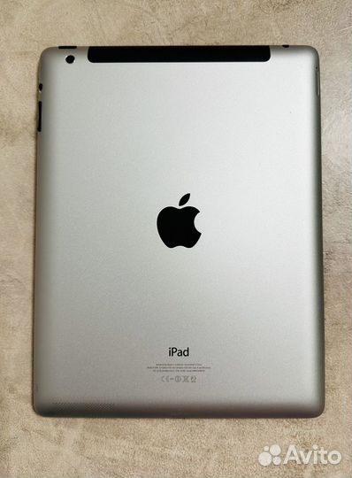 iPad 4 32gb wi-fi+cellular