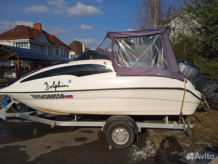 Катер дельфин с +ямаха 100 сил