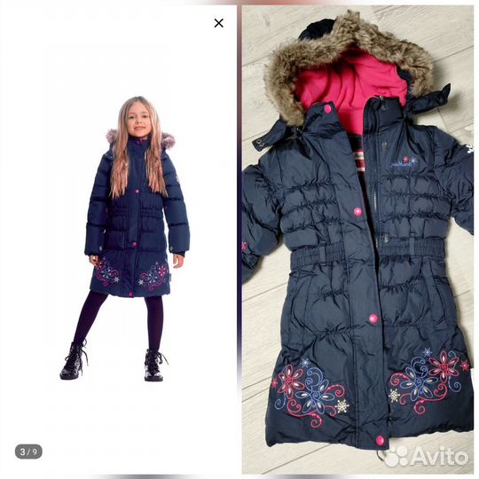 Зимнее пальто для девочки 110 Премонт / Premont