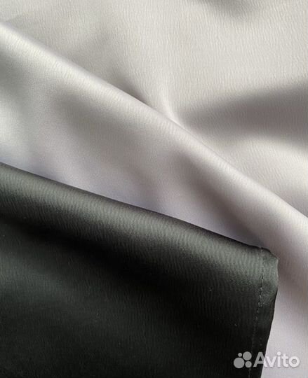 Атласная юбка миди