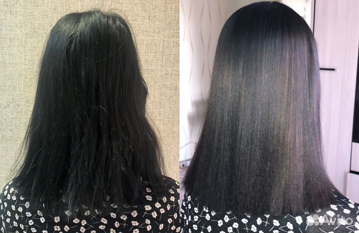 Кератиновое выпрямление, ботокс волос