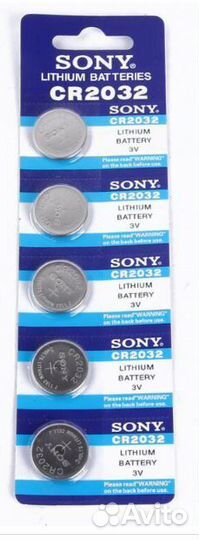 Батарейка sony CR2032 (5шт)