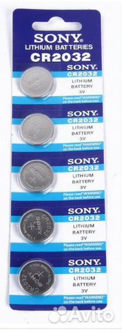 Батарейка sony CR2032 (5шт)