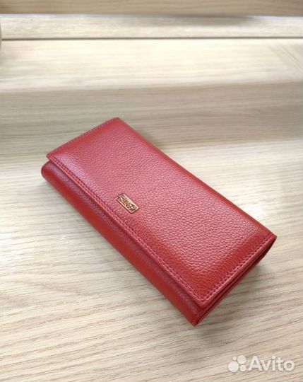 Новый кошелёк женский красный