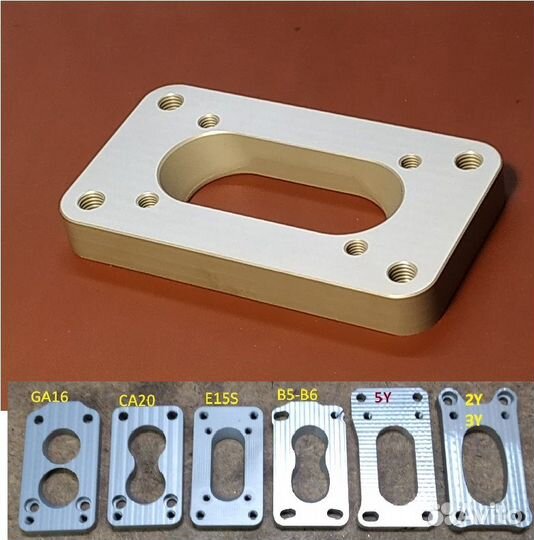 Адаптер карбюратор Солекс на двигатель Nissan A15