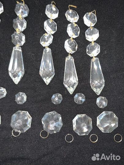 Подвески хрустальные для люстры чсср
