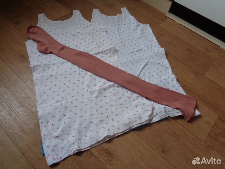 Чулки. сорочки.платок ткань.все новое