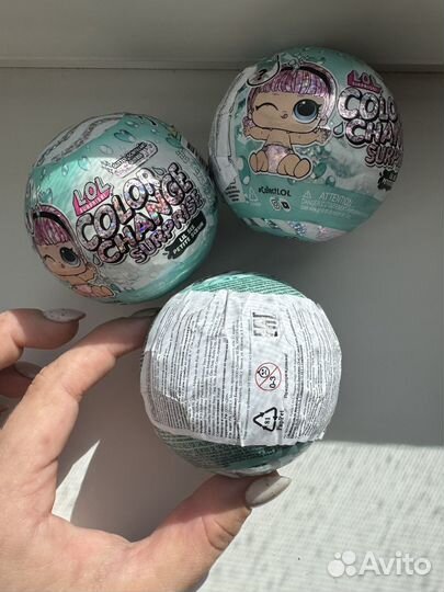 L.O.L Glitter color change lil sis оригинал