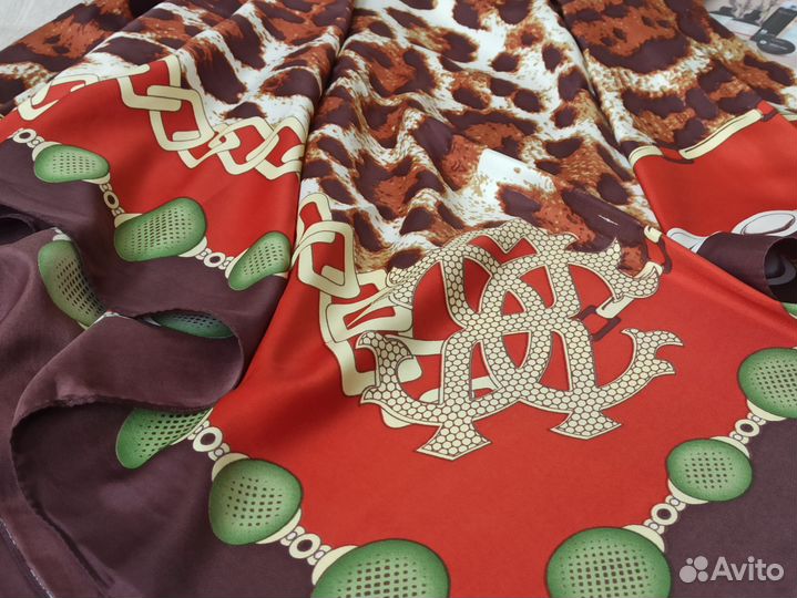 Платок Шаль Roberto Cavalli Шелковый
