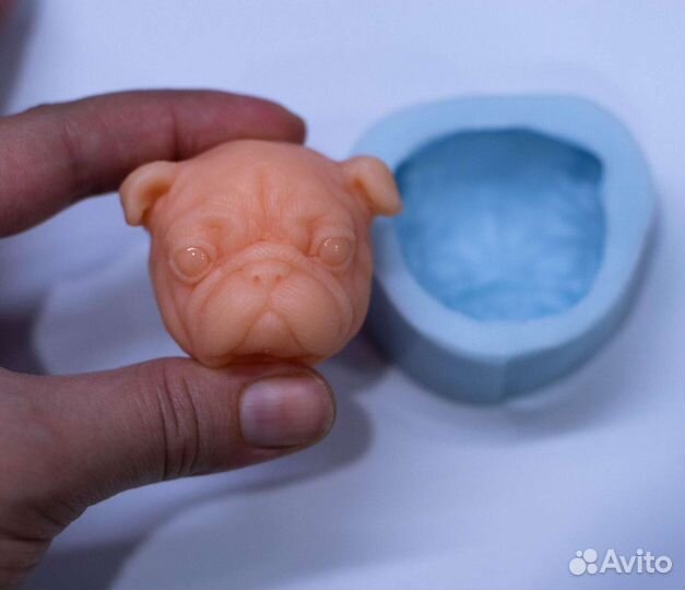 Силиконовый молд лицо