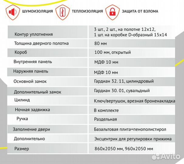 Дверь металлическая входная в наличии