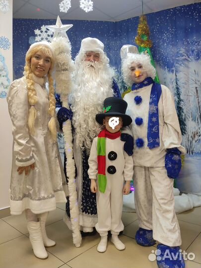 Прокат карнавальный костюм снеговик