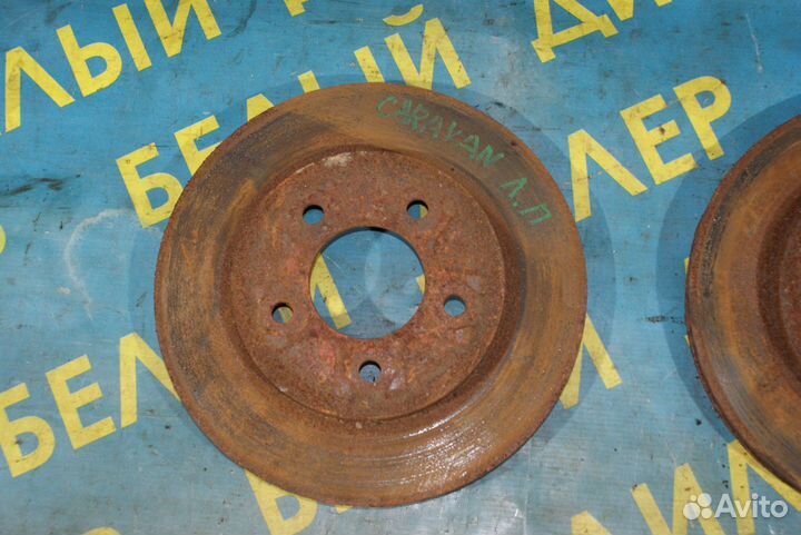 Передний тормозной диск Dodge Caravan 3